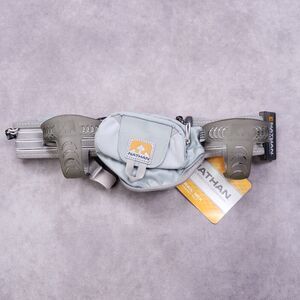 Nathan Trail Mix Energy Belt Teal Blue Gray Hiking Running One Size *NO BOTTLES*